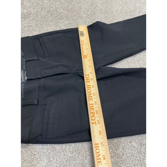 Banana Republic womens sloan solids pants sz 0P black stretch trouser career - Picture 8 of 12